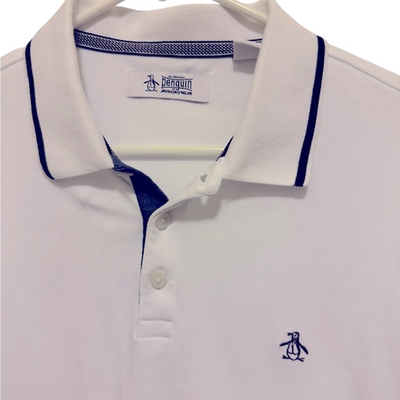 Original Penguin White Polo with Black Accents in new conditions - Picture 10 of 11